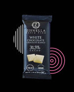 Zisnella Tabletas de Chocolate Blanco 31,5% Cacao (50g)