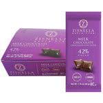Zisnella Tabletas de Chocolate Con Leche 42% Cacao (50g)