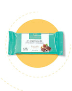 Zisnella Tabletas de Chocolate Con Leche y Avellanas 42% Cacao (30g)