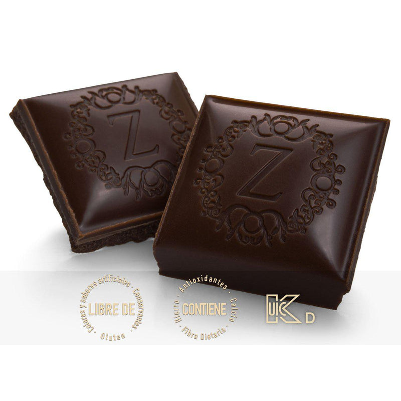 Zisnella Tabletas de Chocolate Oscuro 70% Cacao (50g)