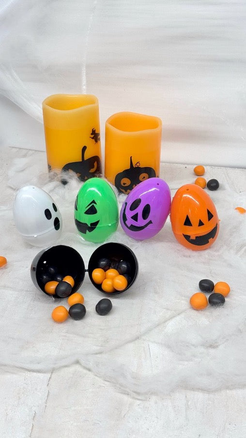 Huevitos de Halloween Zisnella - Grajeados de Cereal con Chocolate Blanco (20g) - Edición Limitada