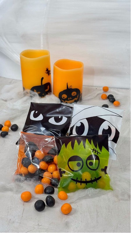 Súper Mix de Halloween Zisnella - 6 Diseños Variados - Grajeados de Chocolate Blanco (30g)