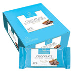 Zisnella Tabletas de Chocolate Con Leche y Almendras 42% Cacao (30g)